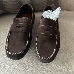 Sandrino suede loafers / driving moccasins
